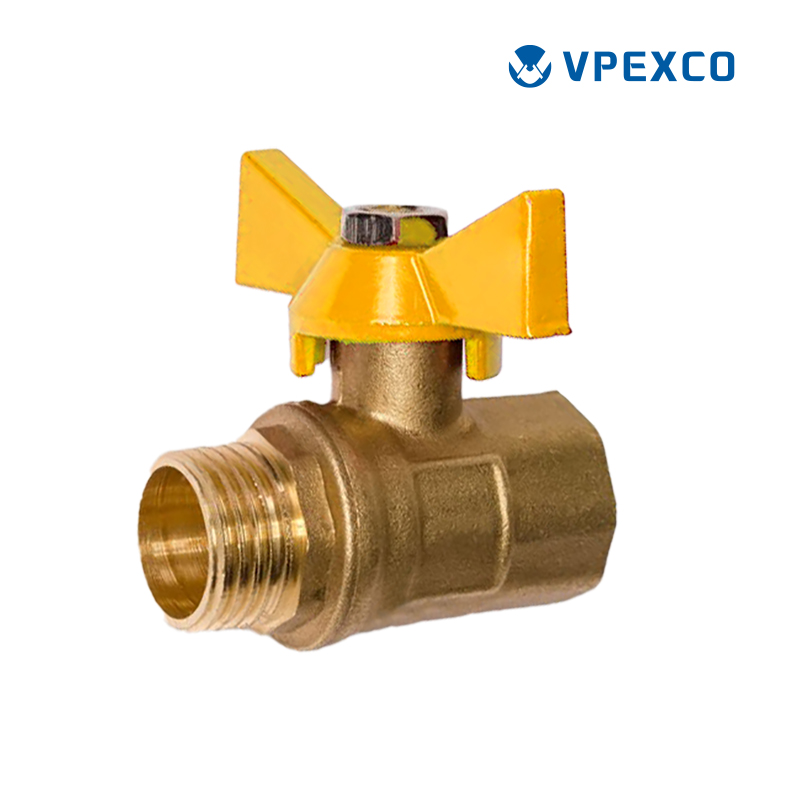 gas shut off valve brass gas valve 1/2"