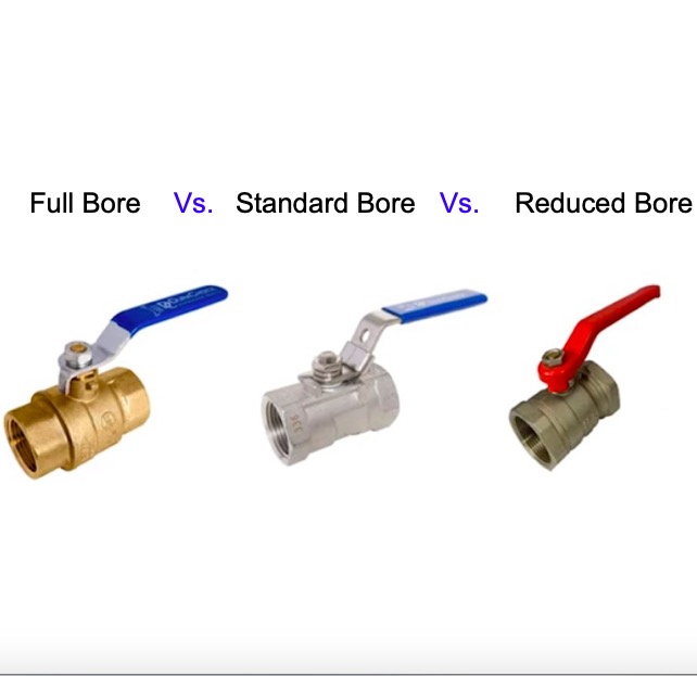 Brass ball valve full bore vs standard bore vs reduced bore
