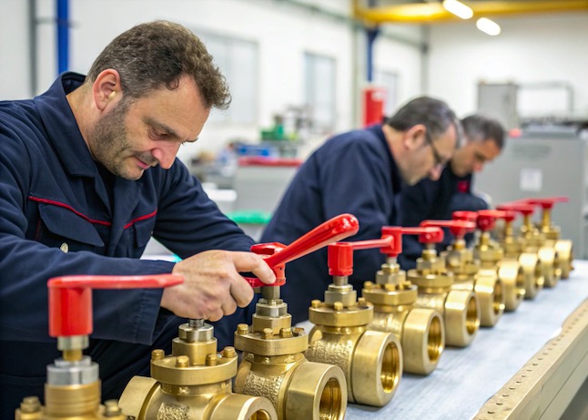 Brass Ball Valve Made in Italy