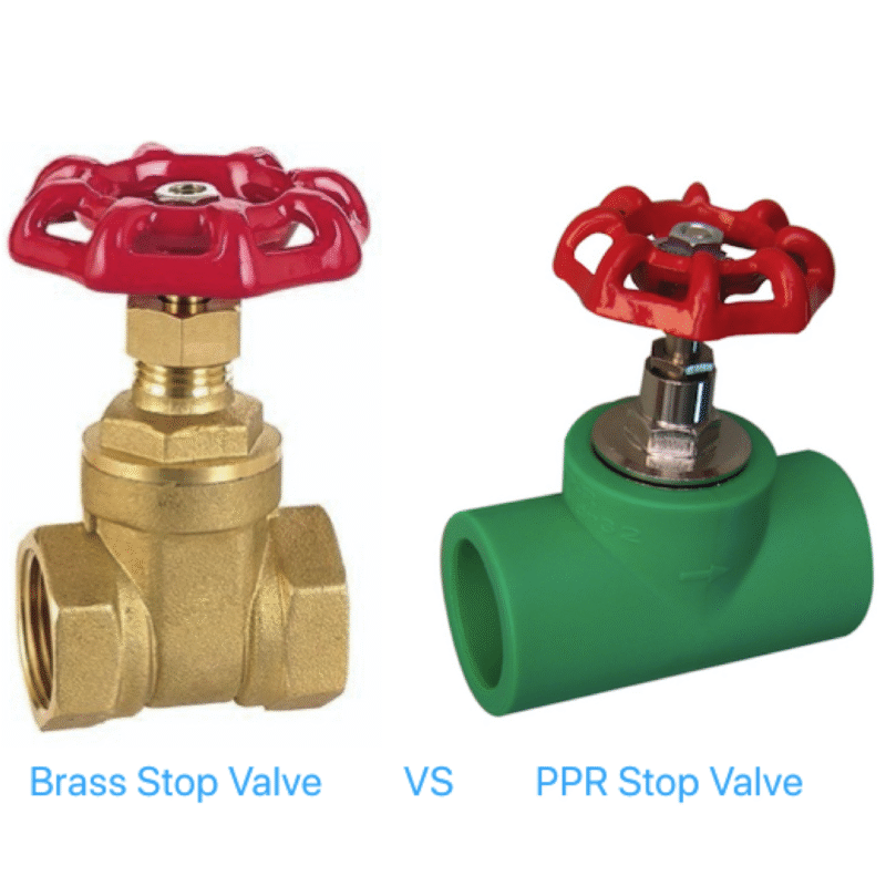 Brass Stop Valve VS PPR Stop Valve