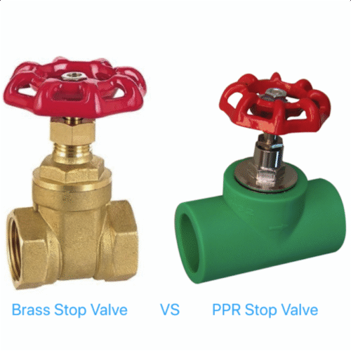 Brass Stop Valve VS PPR Stop Valve