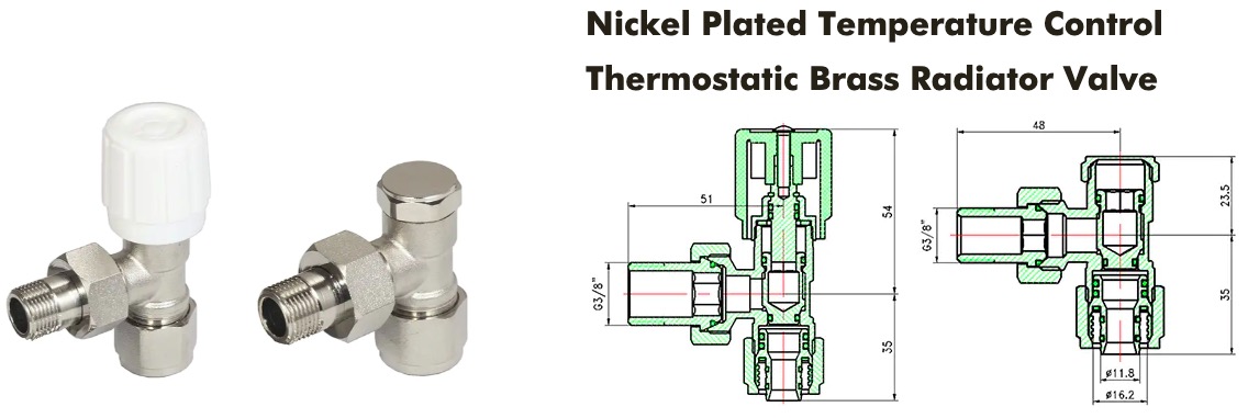 what is brass radiator valve