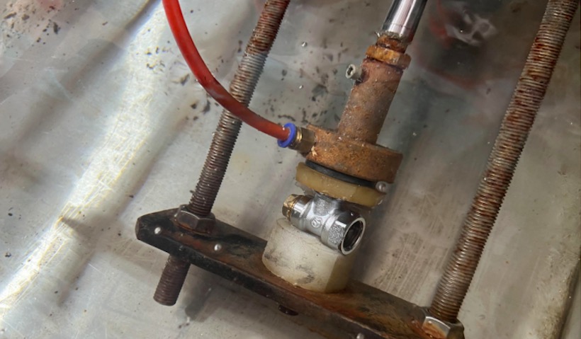 radiator valve leakage test