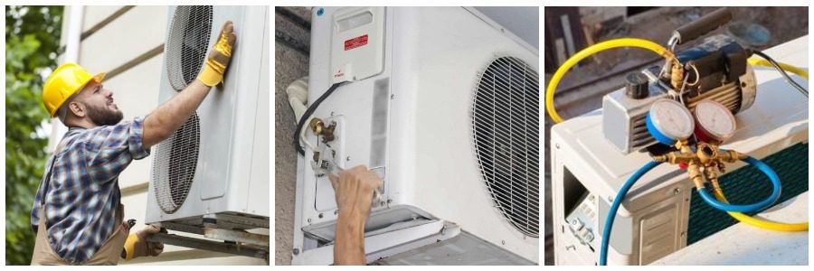 Types of HVAC systems split ductless heat pump hydronic