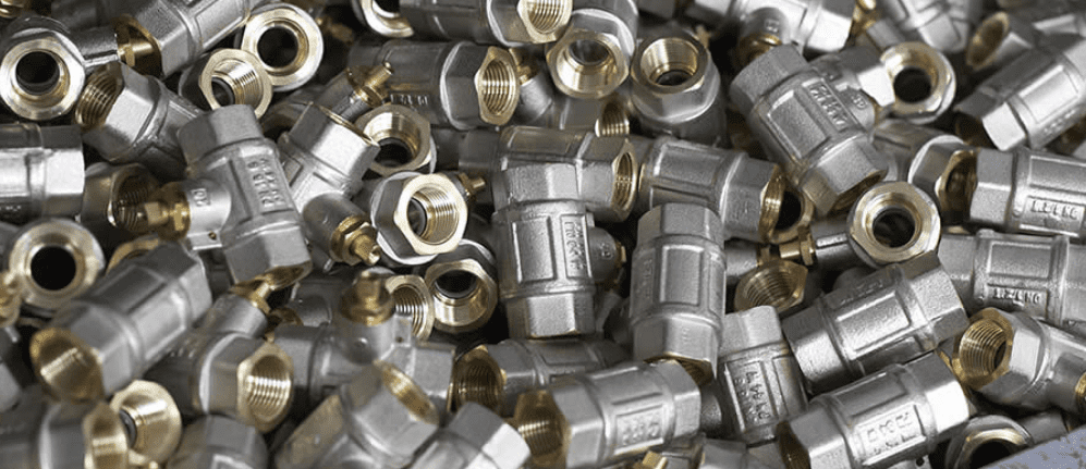 Italy brass gas valve quality control production