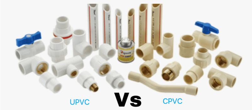 UPVC vs CPVC pipe structure