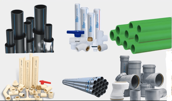 comparison chart piping materials