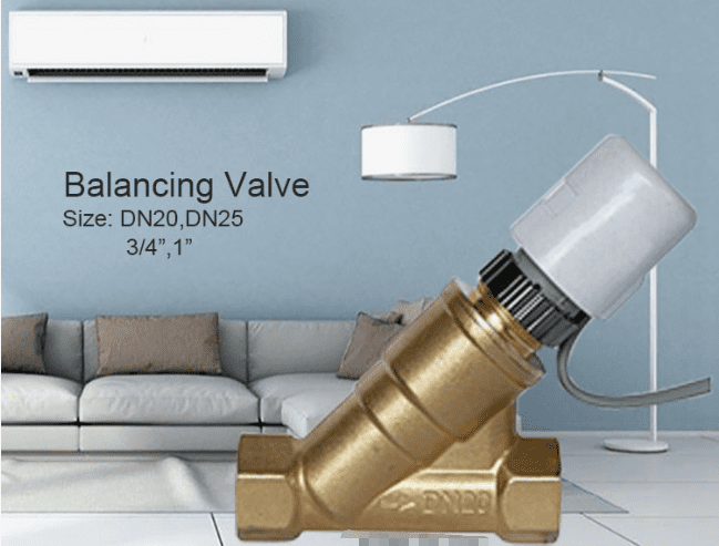 balancing valve flow adjustment mechanism