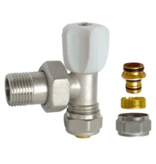 Brass Ridiator Valve Nickel plated manufacturer Brass radiator valve china manufacturer