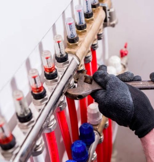 Pex manifolds installation