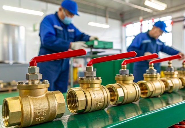 Brass Ball Valve Production